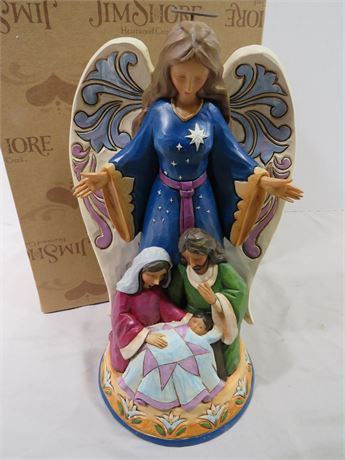 JIM SHORE "Hope Is Born On Christmas Morn" Figurine