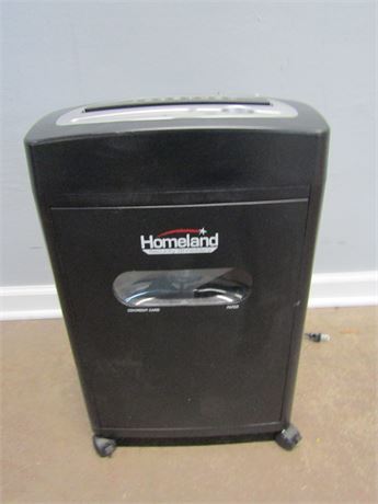 Homeland Security Shredder #SC9059, for Disposal of Credit Cards, CD's and Paper