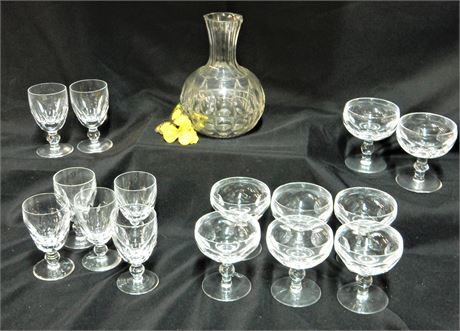 Waterford Crystal Carafe and Stemware