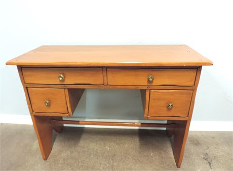 Solid Maple Wood Writing Desk