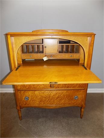 "Birdseye" Maple Secretary Desk