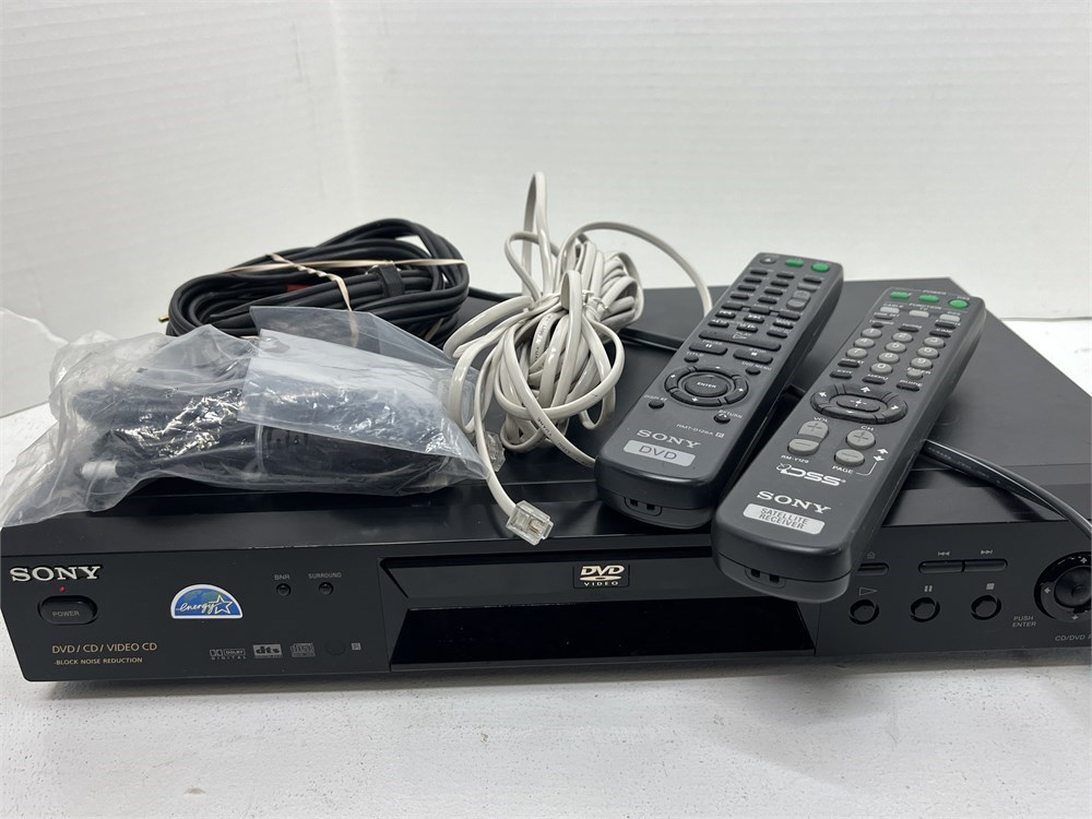 Transitional Design Online Auctions - Sony CD/DVD Player