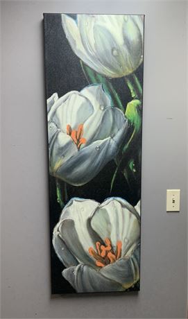 Wrapped Canvas Tulip Wall Art