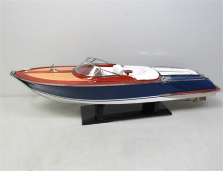 Speedboat Model Riva Aquariva w/Stand - 27"L