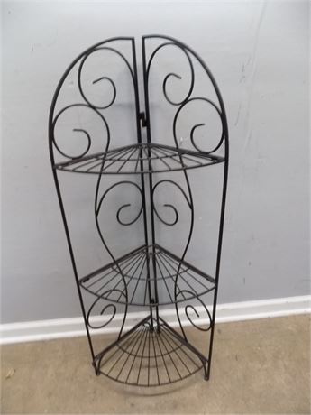 Folding Metal Plant Stand