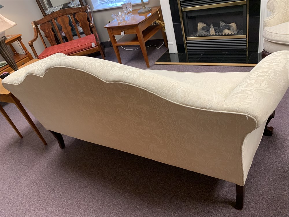Transitional Design Online Auctions Broyhill Camel Back Sofa