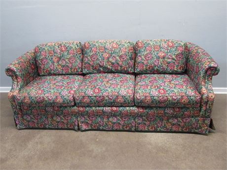 Thomasville Floral Sofa