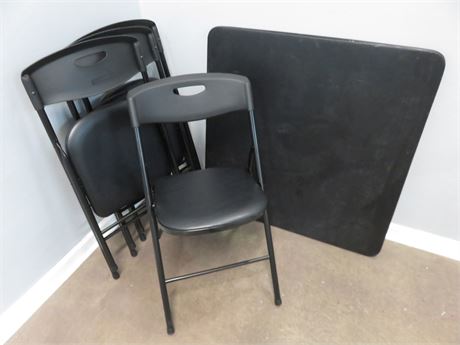 COSCO Folding Card Table & Chairs