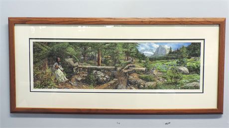 BEV DOOLITTLE 'Music in the Wind' Print / (6,669 / 43,500) Signed.