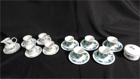 Henneberg Porzellan Tea Set / Pontessa Tea Cups