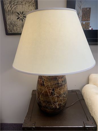 Ethan Allen ETCHED BULB TABLE LAMP