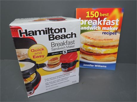 HAMILTON BEACH Breakfast Sandwich Maker