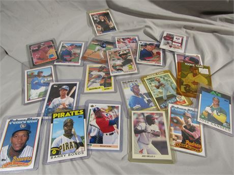 Baseball Rookie Card Collection, High Grade, 21 Items