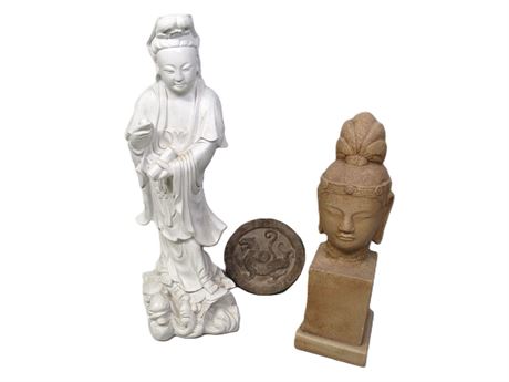 Decorative Asian Lot - 3 Pieces