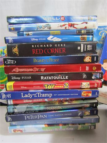 Kids DVD's Box , Disney and More Family Fun
