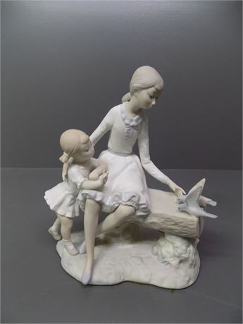NAO Lladro Mother with Child Figurine