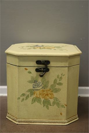 Decorative Floral Storage Box with latch