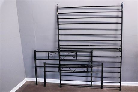Full Metal Bed Frame with Headboard and Foot board