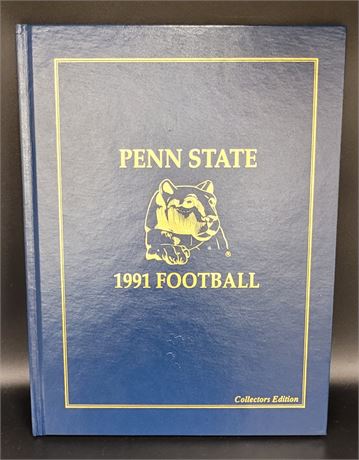 1991 PENN STATE NITTANY LION S FOOTBALL YEAR BOOK IN NICE CONDITION!