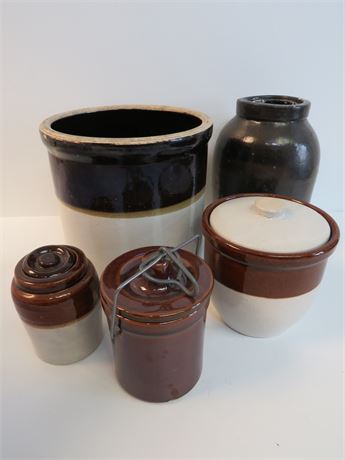 Stoneware Crocks & Pottery