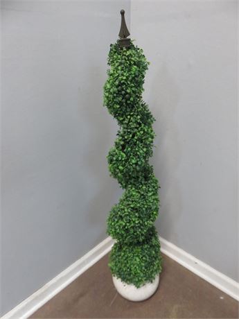 Faux Spiral Topiary