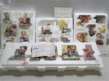 Danbury Mint Peanuts Collection - 4 Sets - NIP