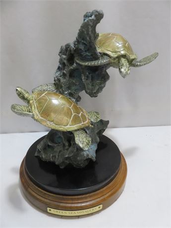 Green Sea Voyagers Sculpture by Joe Slockbower