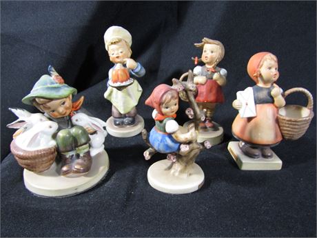 Hummel Rare Figurines, with Original Stickers and Stamps