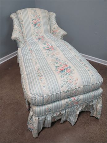 Skirted Chaise Lounge