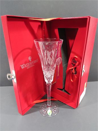 WATERFORD Crystal 12 Days of Christmas Collection 11th Edition Champagne Flute