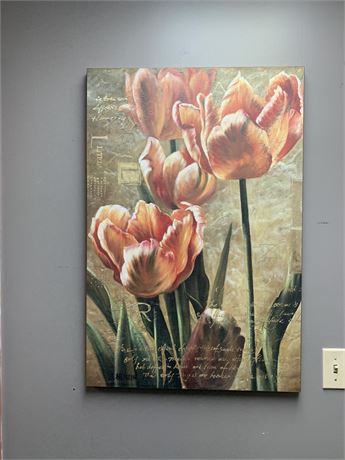 Wall Art Tulip Canvas