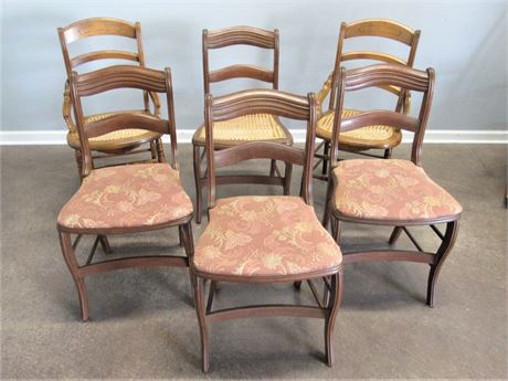 6 Misc. Vintage Chairs