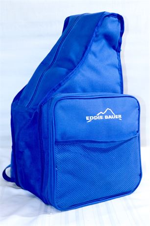 NEW - Eddie Bauer Picnic Backpack for 2 in Cobalt Blue