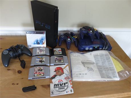 SONY Playstation 2 / Nintendo 64 Video Gaming Systems