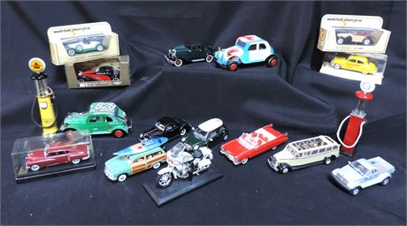 Vintage Miniature Car Lot
