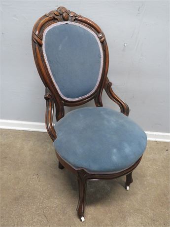 Victorian Rosewood Parlor Chair