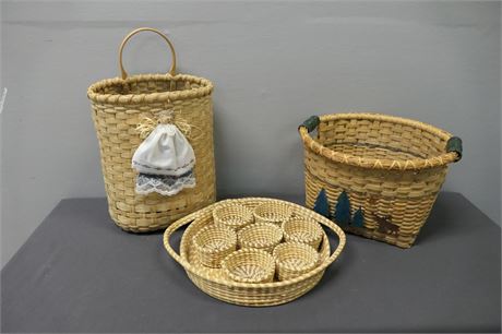 Signed Artisan Baskets by Takashima