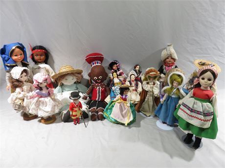 Assorted International Doll Lot