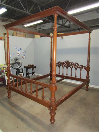Four Poster Teak Canopy Bed