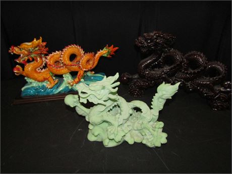 Three Asian Dragons