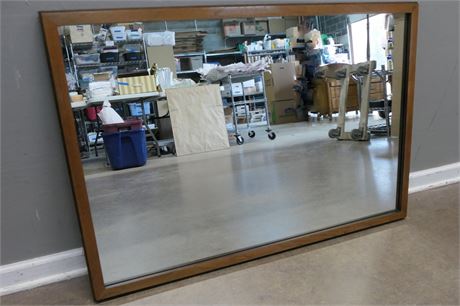 Classic Wood Framed Large Mirror