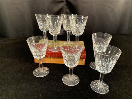 WATERFORD WHITE WINE GLASSES