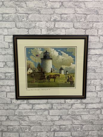 Charles Wysocki, Signed and Numbered, "The Three Sisters Of Nauset - 1880”