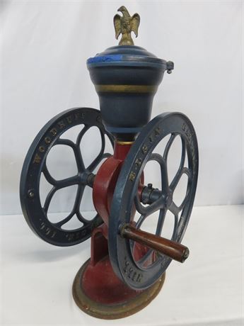 Antique Cast Iron Elgin National Coffee Mill