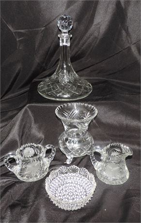 Crystal Decanter / Vase / Bowl