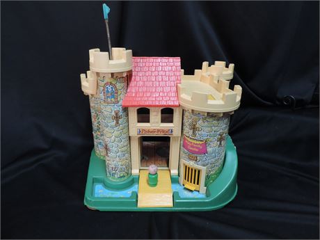Vintage Fisher Price Play Family Castle / Accessories