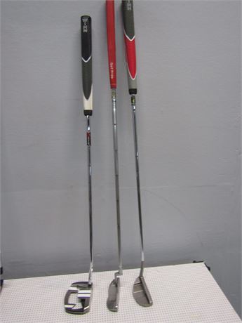 Golf Putters, Odyssey, Cleveland and Ping Putters with Clean Grips, Righthanded