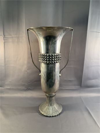 Stainless Steel Handled Decorative Urn