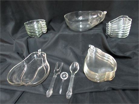 Glassware Serving Lot - 22 Pieces