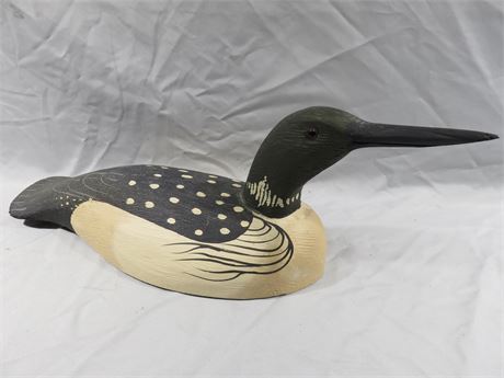 Handmade Wooden Duck Carving